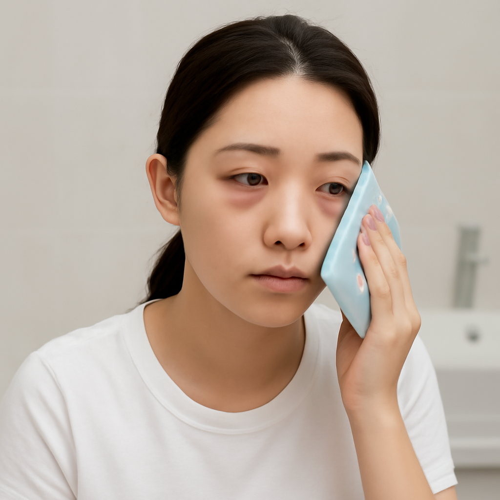 눈밑지방재배치회복 대표 이미지